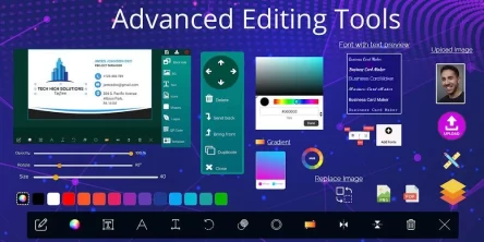 تحميل Business Card Maker مهكر business card maker free visiting card maker photo 4