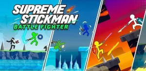 لعبة Stickman Battle مهكرة supreme stickman battle games 1