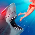 لعبة Hungry Shark Evolution مهكرة (جواهر وعملات غير محدودة)